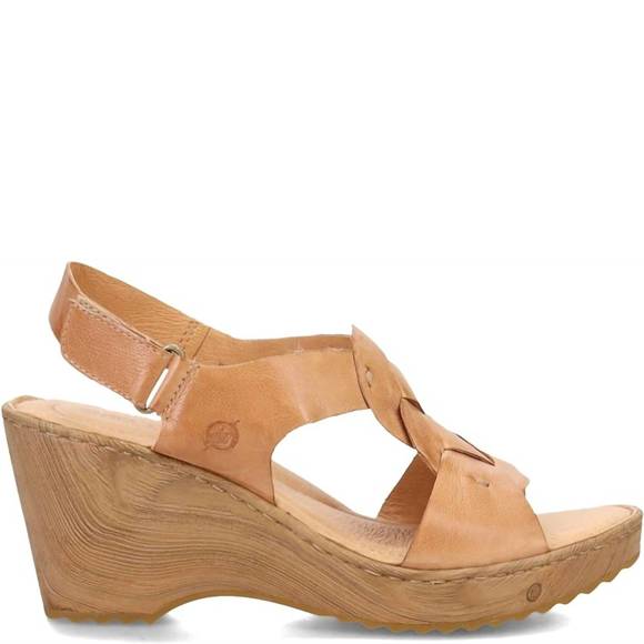 NEW BORN women's nina wedge sandals in natural - Picture 5 of 7